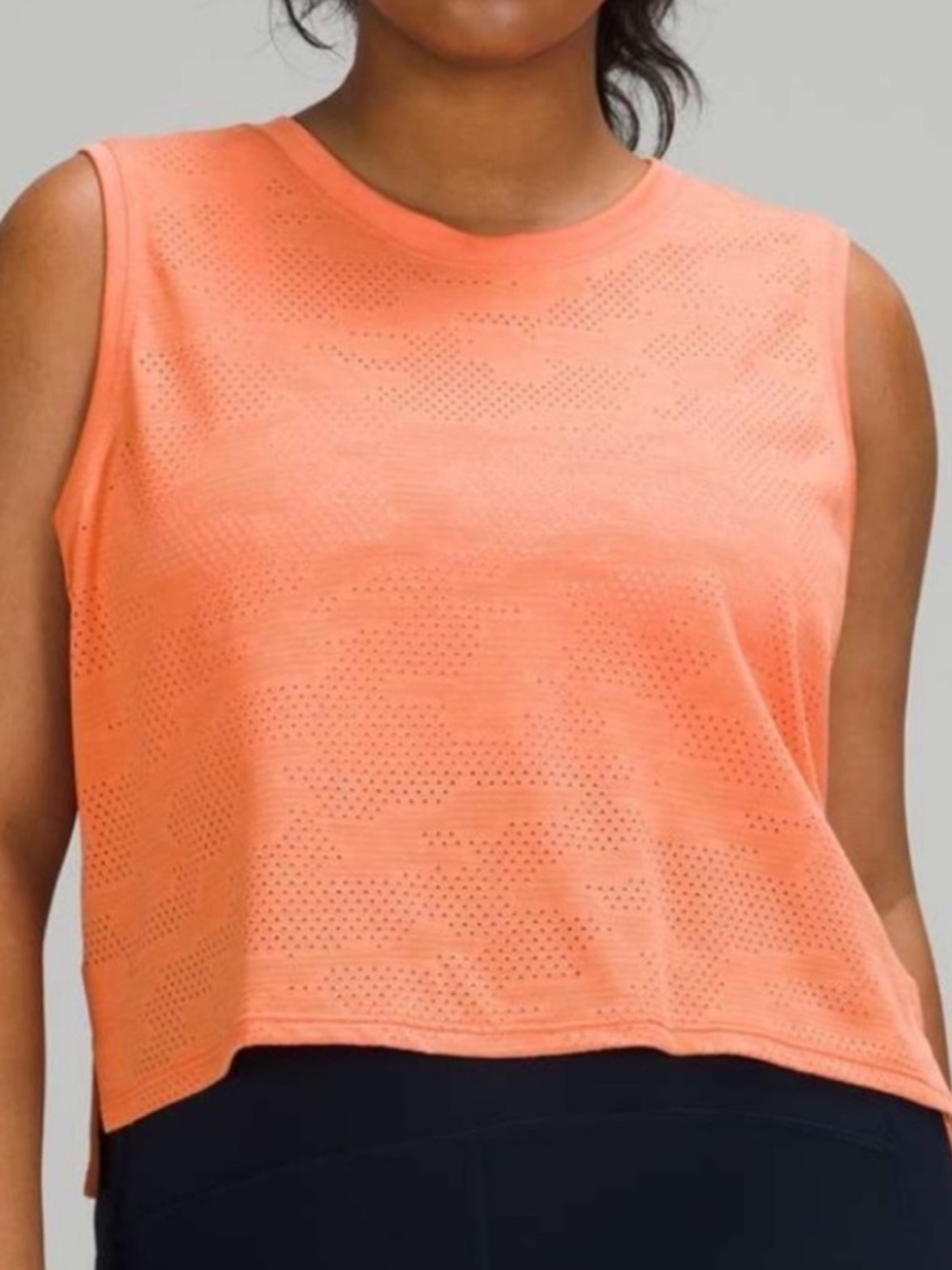 Lululemon Train To Be Tank NWT Size 10 DCGA Orange